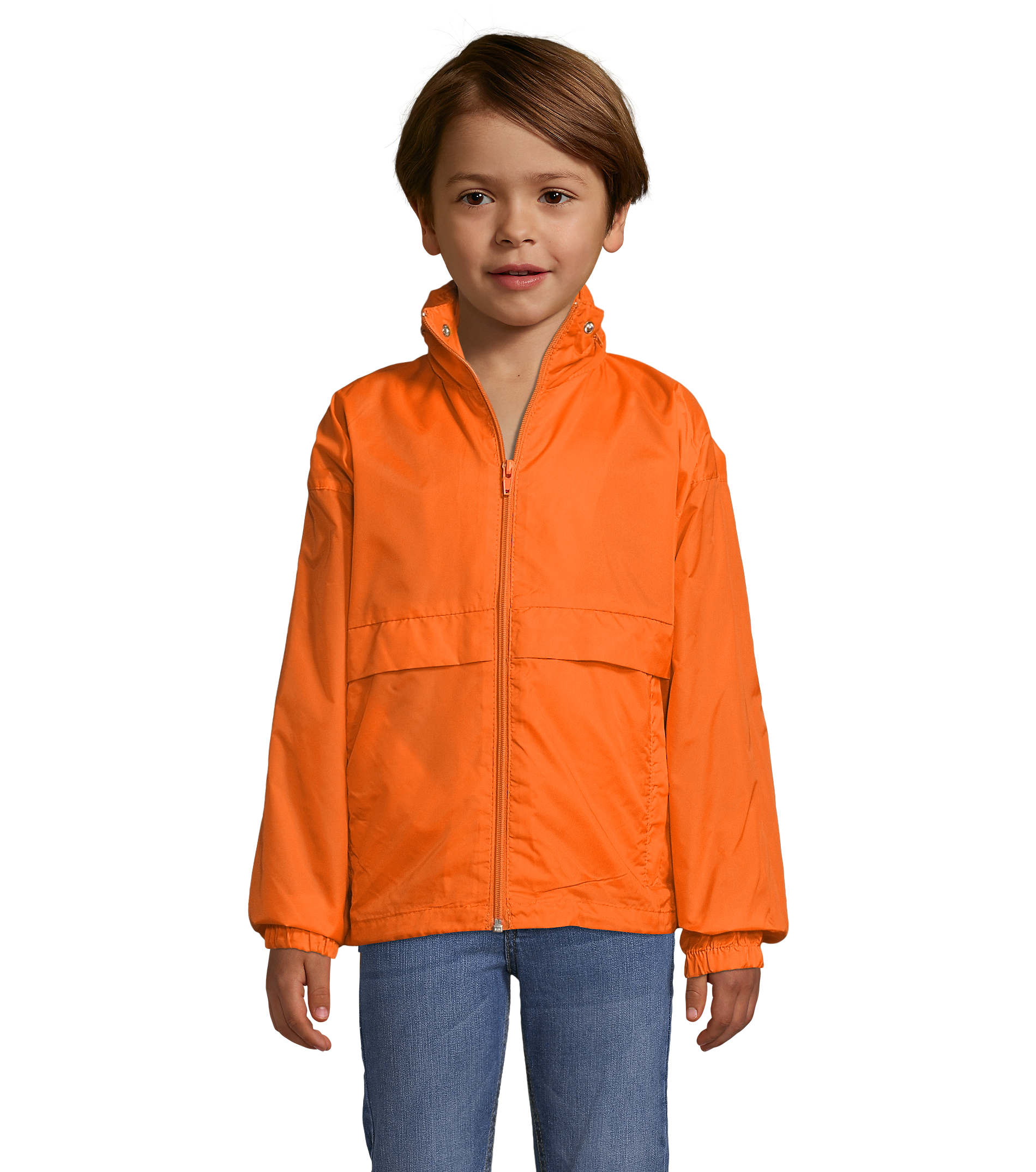 Veste coupe vent publicitaire enfant 210g - SURF Orange 1